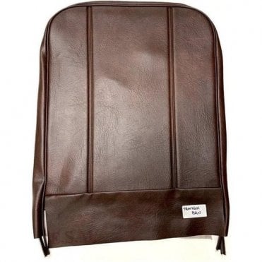 1957 On Van/Pickup Front Seat Squab Cover Fixed Back Vinyl (Brown)