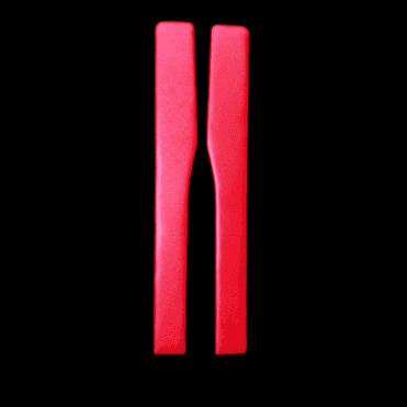 4-Door B-Post Interior Trim Covers - LOWER (Pair) Vinyl CHEROKEE RED