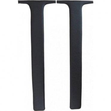 4-Door B-Post Interior Trim Covers - UPPER - AFTER AUGUST 1961 (Pair) Vinyl BLACK