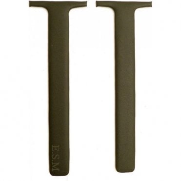 4-Door B-Post Interior Trim Covers - UPPER - AFTER AUGUST 1961 (Pair) Vinyl DARK GREEN