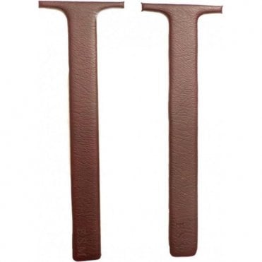 4-Door B-Post Interior Trim Covers - UPPER - AFTER AUGUST 1961 (Pair) Vinyl MAROON