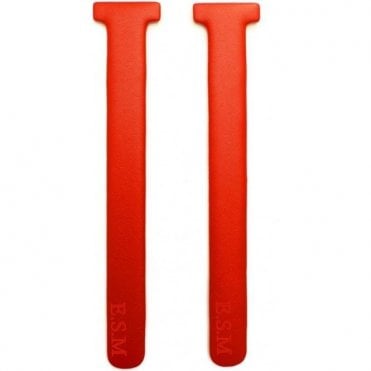 4-Door B-Post Interior Trim Covers - UPPER - PRE AUGUST 1961 (Pair) Vinyl CHEROKEE RED