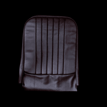 56-59 Front Seat Base Cover Leather Maroon