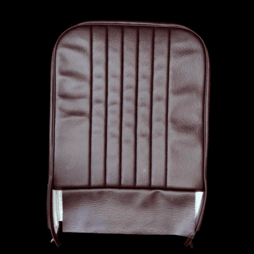 56-59 Front Seat Squab Cover Fixed Back Vinyl Maroon