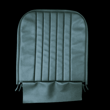 56-59 Front Seat Squab Cover Folding Back Leather Sage Green