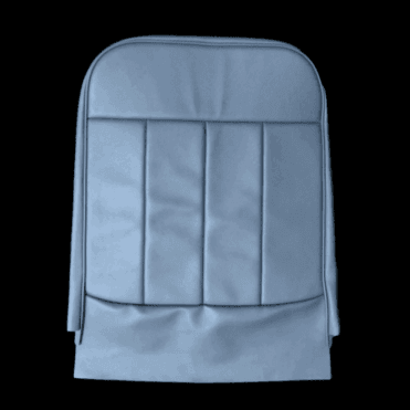 60-62 Front Seat Base Cover Vinyl Blue/Grey