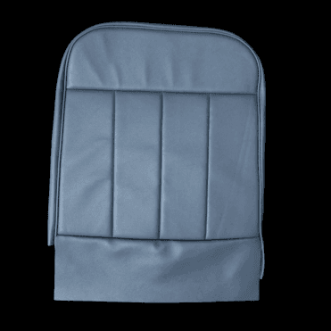 60-62 Front Seat Squab Cover Folding Back Leather Blue/Grey