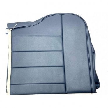 60-62 Rear Seat Cover 4DR Saloon Base and Back Vinyl Blue/Grey