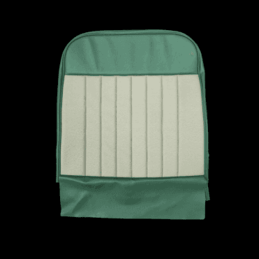 62-64 Duotone Front Seat Squab Cover Folding Back Vinyl Green