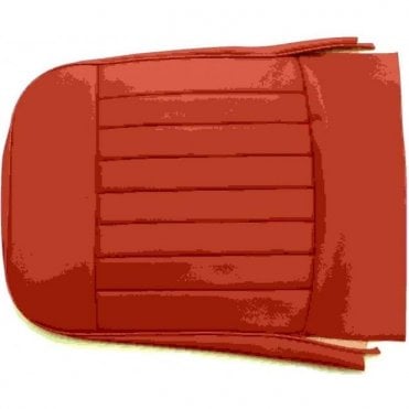 62-64 Plain One Colour Front Seat Squab Cover Fixed Vinyl CHEROKEE RED *DETAILS*