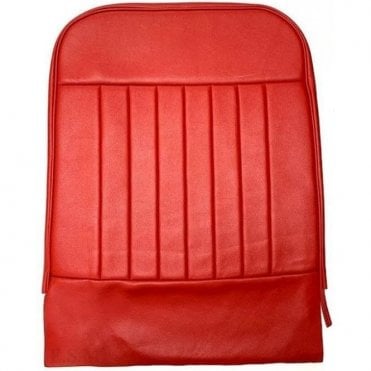 62-64 Plain One Colour Front Seat Squab Cover Folding Vinyl CHEROKEE RED *DETAILS*