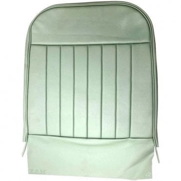 62-64 Plain One Colour Front Seat Squab Cover Folding Vinyl Porcelain Green *DETAILS*