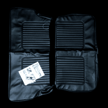 64-71 Late Rear Seat Cover 2DR Saloon Vinyl Black