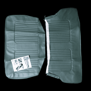 64-71 Late Rear Seat Cover 2DR Saloon Vinyl Porcelain Green