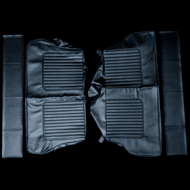 64-71 Late Rear Seat Cover Traveller Vinyl Black