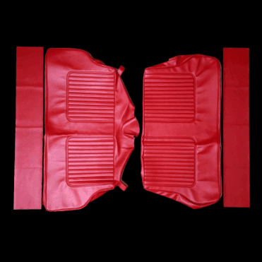 64-71 Late Rear Seat Cover Traveller Vinyl Cherokee Red