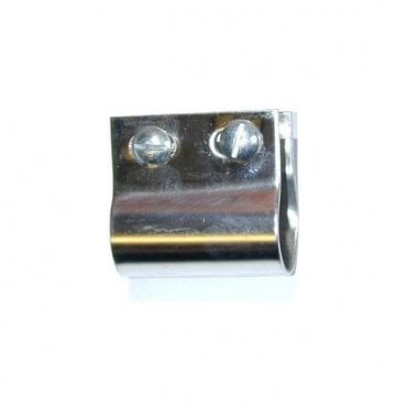 Badge Bar Clip - DESMO - Chrome on Brass (Each) U.K. Made