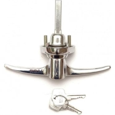 Boot Locking Handle-Saloon - Oct 1956 Onwards (With Keys)