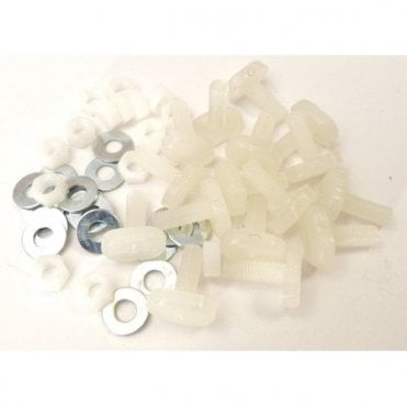 Captive Stud & Nut - Set 16 (For RGF105) NYLON