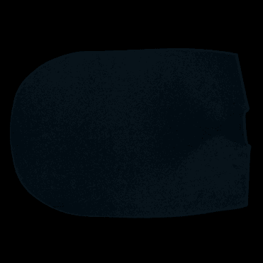 Carpet - Gearbox Tunnel Section (For FORD 5-Speed Conversion Only) *BLACK*  NEWTON COMMERCIAL