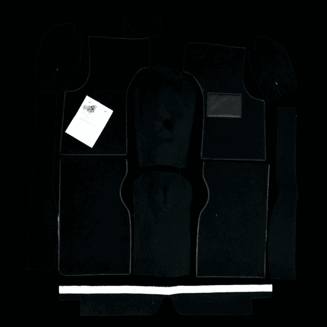 Carpet Set-1000 Models 1956-71 (BLACK) Newton Commercial R/H/D
