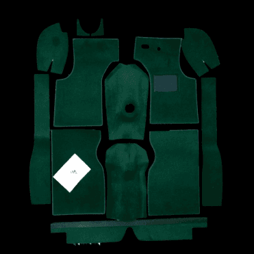 Carpet Set-1000 Models 1956-71 (GREEN) Newton Commercial R/H/D