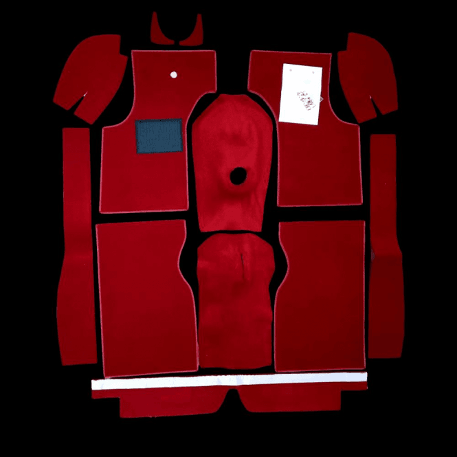 Carpet Set-1000 Models 1956-71 (RED) Newton Commercial L/H/D