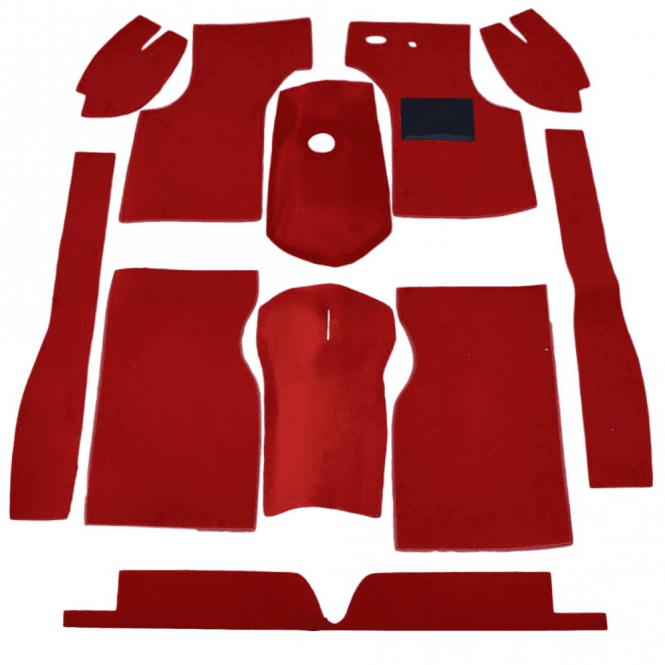 Carpet Set-1000 Models 1956-71 (RED) Newton Commercial R/H/D