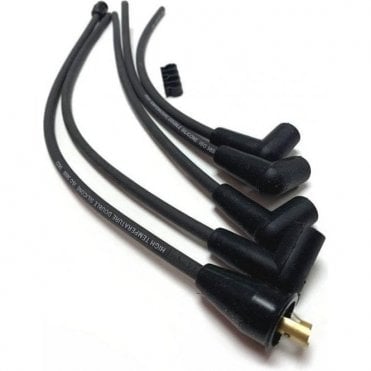 Distributor H T  Leads (Set 5) Screw In Type LUCAS - Black