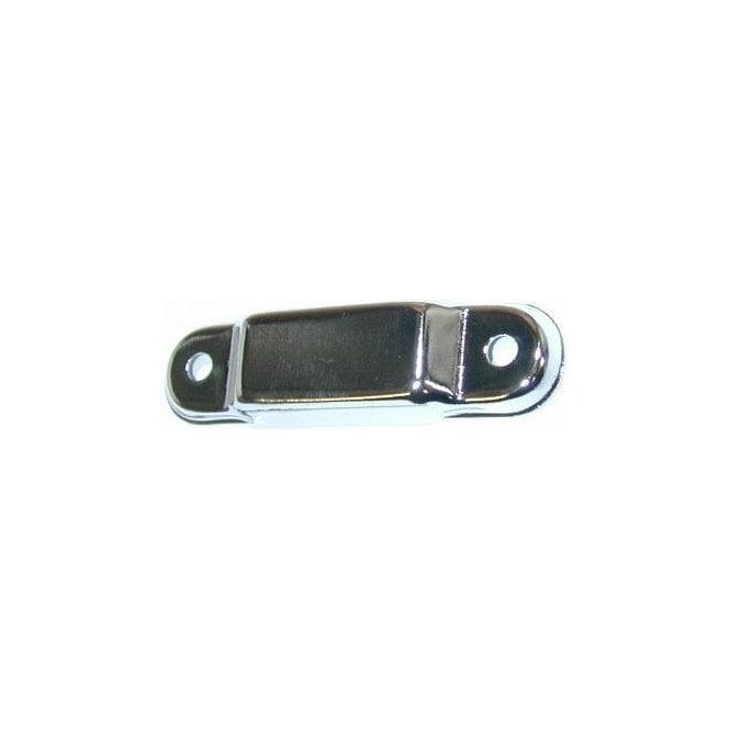 Door Pull Strap Metal Cover / Capping - Chrome (1956 Onwards) Chromed in the UK
