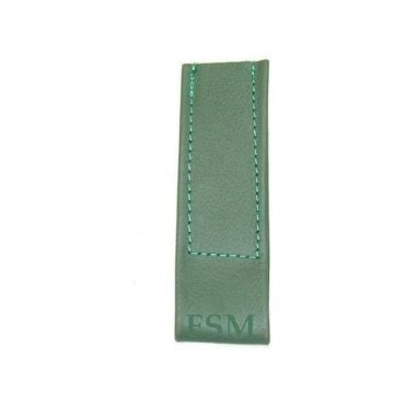 Door Pull Strap-No Plate 1950-1956 (Leather) GREEN