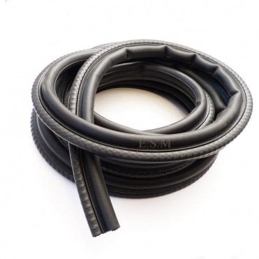 Door To Body Draught Excluder-New Type Door Seal (Push On) Black Only (Aperture Seal) (1 required per door aperture)