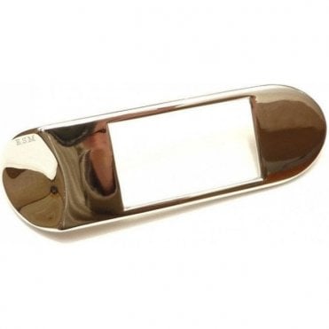 Escutcheon Plate - Chrome - L/H Front (4-Door / Van & Pick Up) Made by ESM to Original Specification