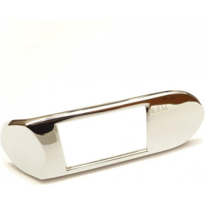 Escutcheon Plate - Chrome - R/H Rear (4-Door) Made by ESM to Original Specification