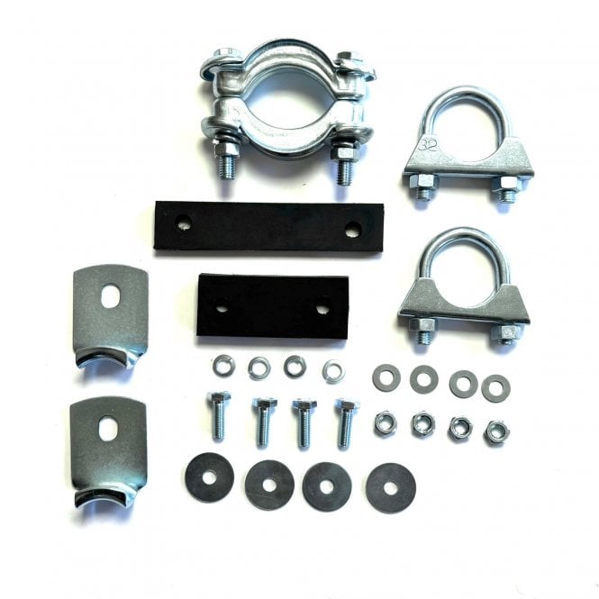 Exhaust Fitting Kit O.H.V Saloon/Traveller/Convertible *PRESSED STEEL CLAMP*