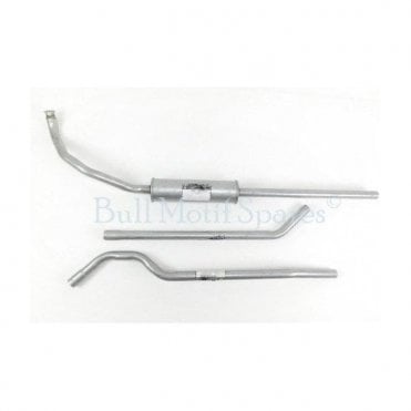 Exhaust O.H.V Mild Steel Saloon/Traveller/Convertible ALUMINISED 3-PIECE