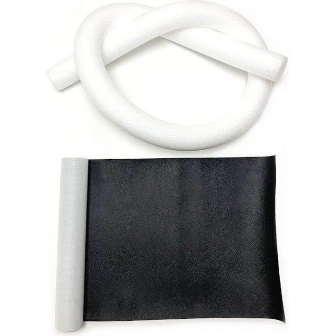 Foam Padding & Covering-For 1959-On Parcel Tray / Shelf Bar (Black) - Newton Commercial