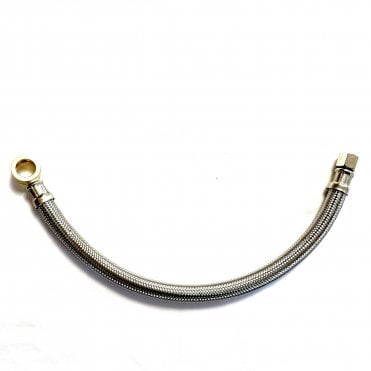Fuel / Petrol Pipe-Pump To Carburettor-Metal Braided (Early) Banjo/Screw Fitting