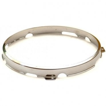 Headlamp / Headlight Inner Chrome Bezel / Retainer (For Sealed Beam / Halogen Unit) 2 Adjusters