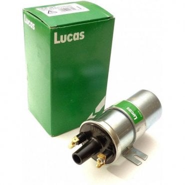 Ignition Coil-(Late Type Push-In H T  Lead) (Lucas)