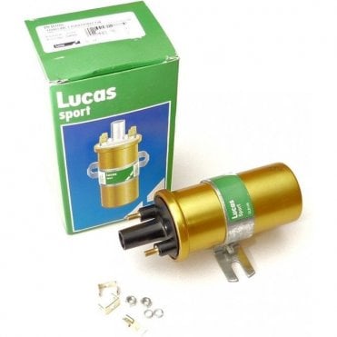 Ignition Coil- Sports (Late Type Push-In H T  Lead) (Lucas)
