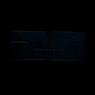 Interior Door Panels-Front 1964-71 (4-Door) BLACK