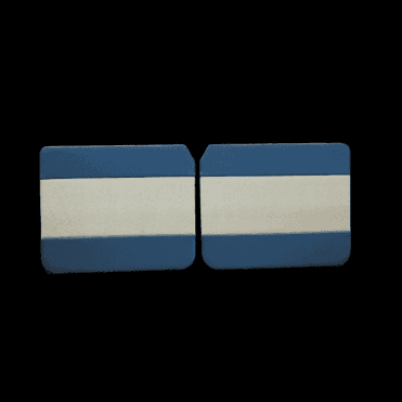 Interior Door Panels-Front-4-Door 1962-64 (BLUE DUO-TONE) Pair