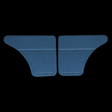 Interior Door Panels-Rear 1964-71 (4-Door) BLUE