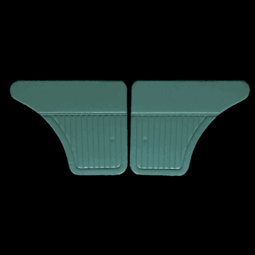 Interior Door Panels-Rear 1964-71 (4-Door) GREEN