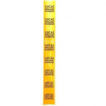 "LUCAS" Wiring Loom Sticker (EACH)