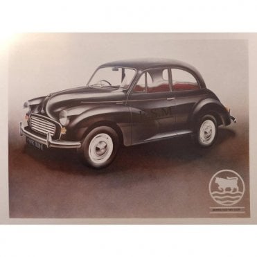 Morris Minor Poster 20" x 15" (Saloon)