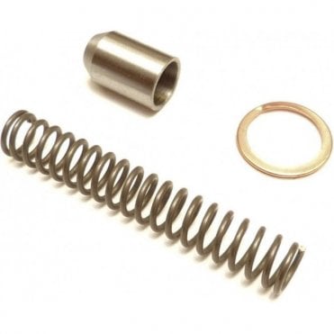 Oil Pressure Release Valve Plunger & Spring c/w Copper Washer