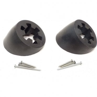 PAIR of Rubber Mounting Plinth For Additional Rear Indicators (Takes LMP101 & LMP725) With Screws
