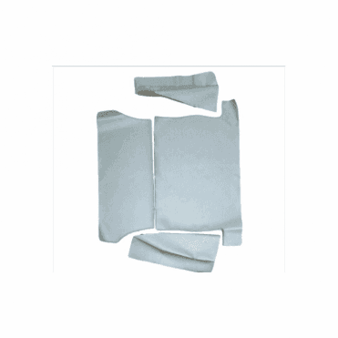 Rear Compartment PVC/Felt Mat Set (Grey) LATE